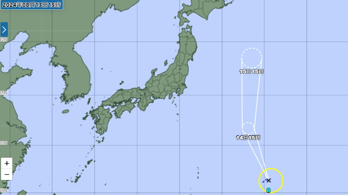 8號颱風「悟空」生成!日氣象廳最新路徑曝 三颱撲日本