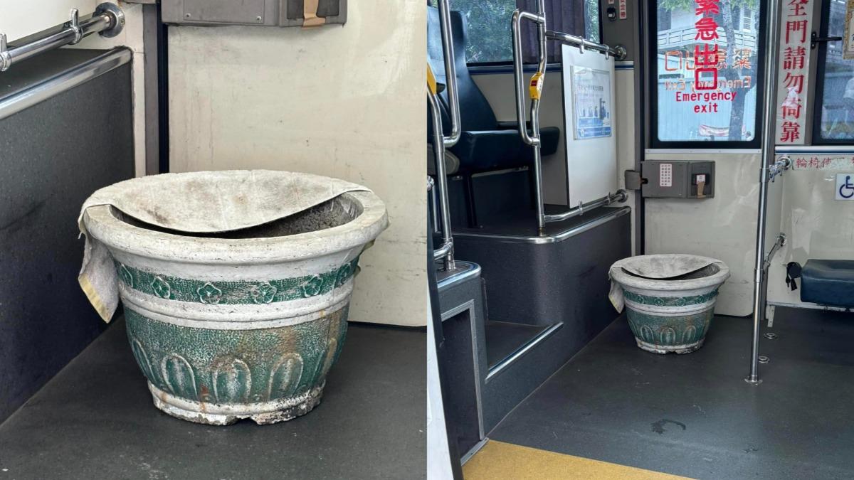 這不是貨運!台中翁抱大花盆搭公車被拒 舌戰40分全車只剩他