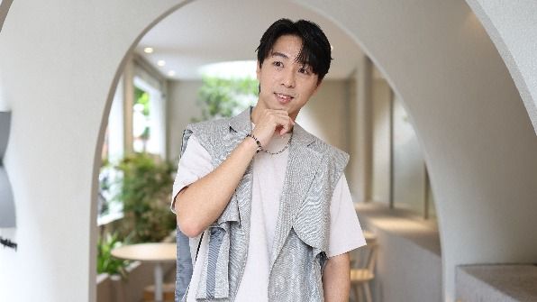 謝孟其笑說和爸爸攤牌時,曾經大哭不止。(圖/張哲鳴攝)