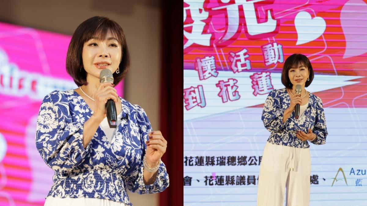 陳美鳳人美心美! 率隊抵達花蓮送物資:真的讓人心痛