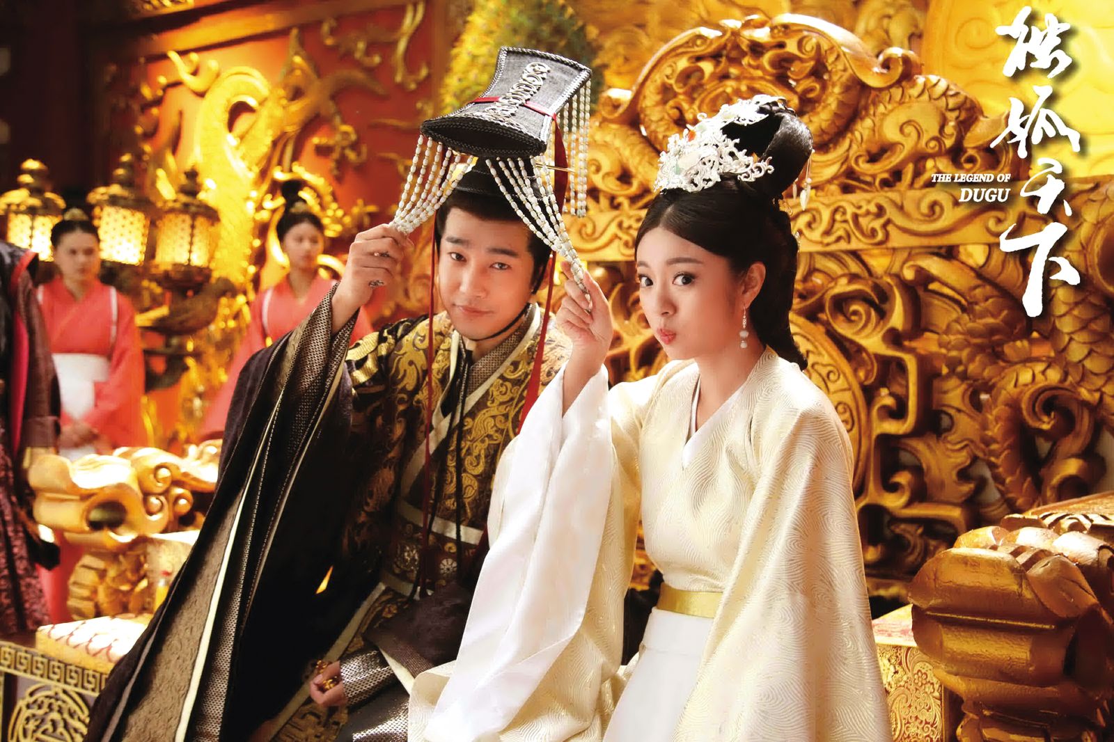 拍《獨孤天下》時，安以軒飾演獨孤家的長女獨孤般若，為了榮耀家族只有一個目的「要當皇后」。（圖／東方IC提供）