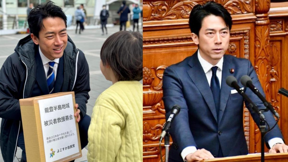 小泉進次郎的支持率僅次石破，但自民黨議員擔心他經驗不足。（圖／翻攝自小泉進次郎IG）