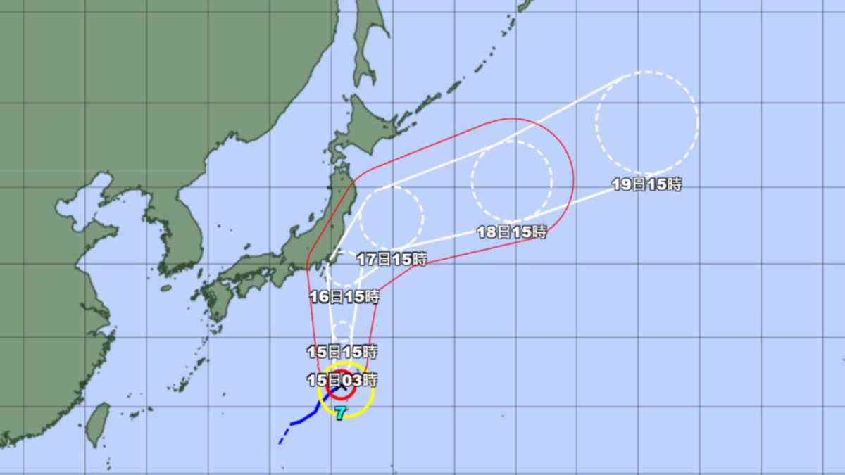 安比颱風8/16最靠近關東 新幹線東京-名古屋將停駛、航班恐大亂