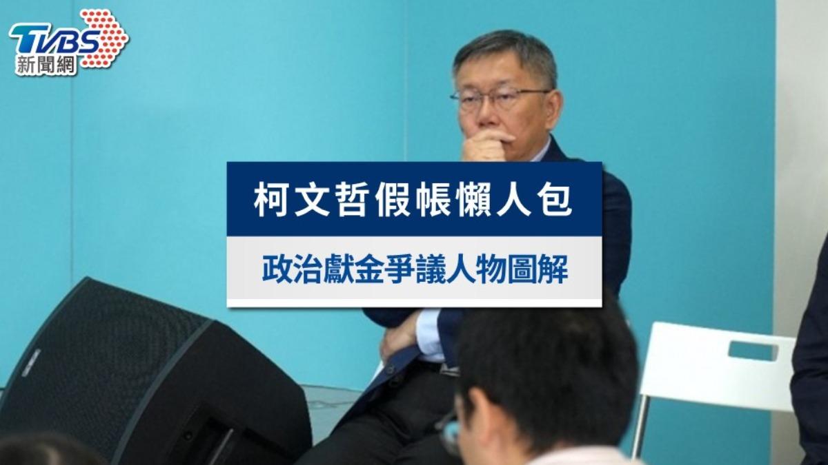 柯文哲懶人包》政治獻金假帳案,爭議人物關係圖、時間軸解析