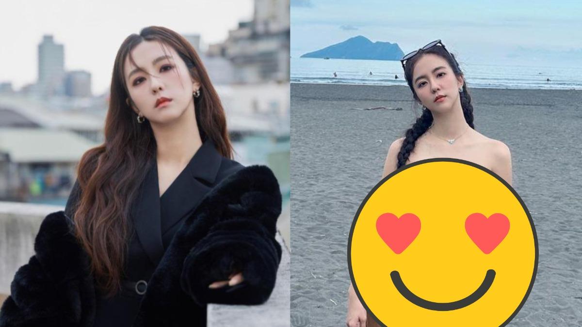 周曉涵現身宜蘭烏石港海灘!「翹腳看海」辣秀美腿讓粉絲全暴動
