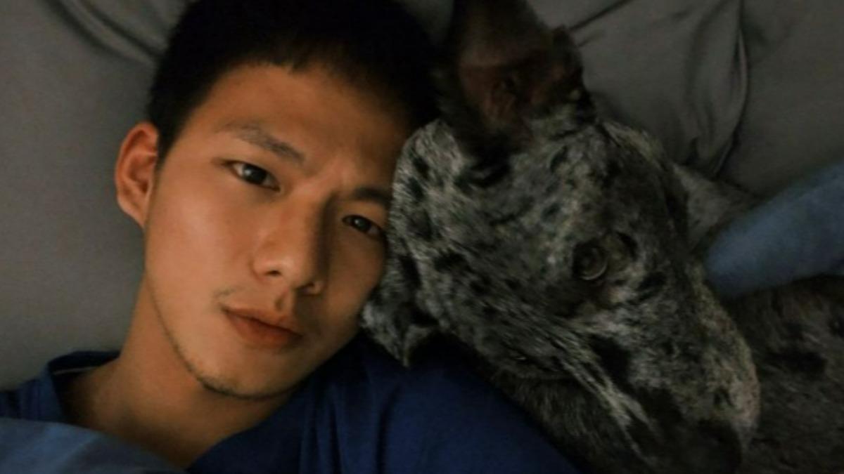 吳念軒和愛犬「Takila」。(圖/翻攝自吳念軒IG)