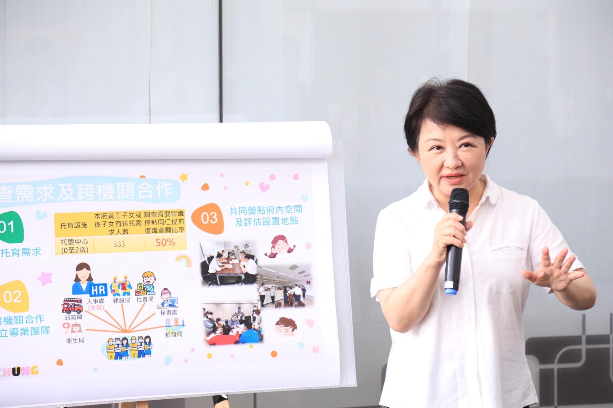 台中市長盧秀燕。(圖/翻攝自盧秀燕臉書)