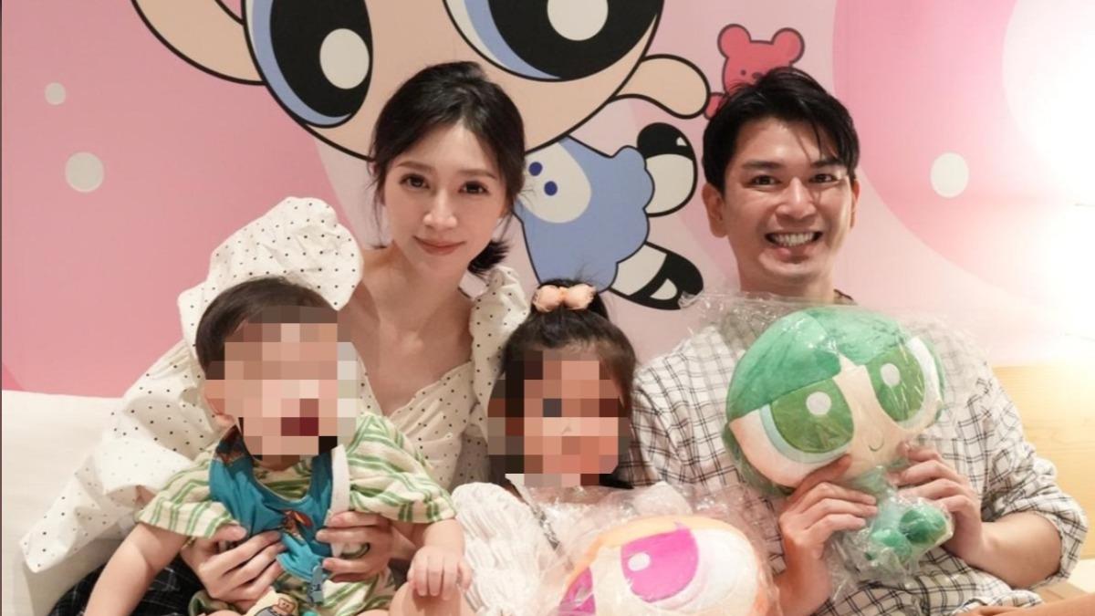 潘逸安(右)和老婆Vivian(左)安排活動維繫全家感情。(圖/艾迪昇傳播提供)
