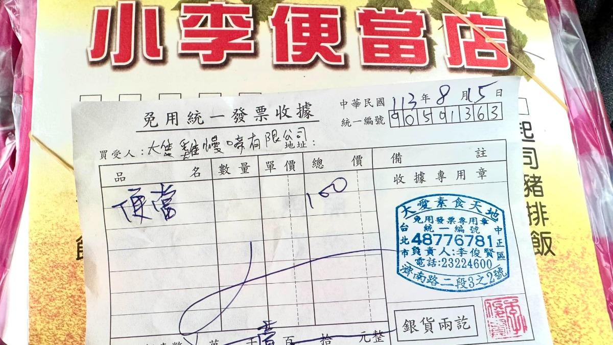 親跑96萬便當店實測!四叉貓嗨爆「抓包了」:人家六日沒營業