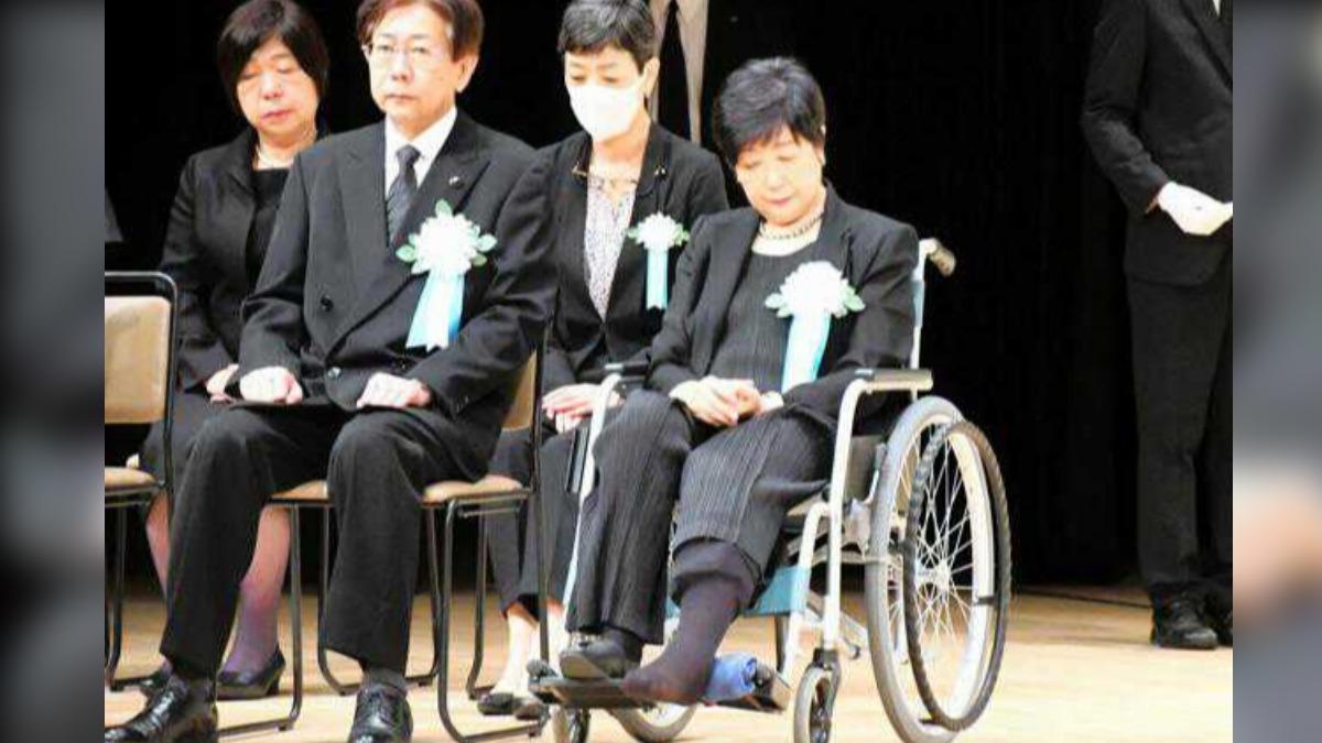 小池百合子出席東京都戰歿者追悼典禮。（圖／擷取自goo.ne.jp）