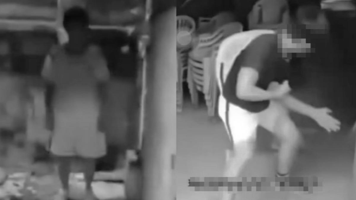國中生遭勒頸「趴地掩面」!心疼畫面流出 錄影者還訕笑:好殘忍