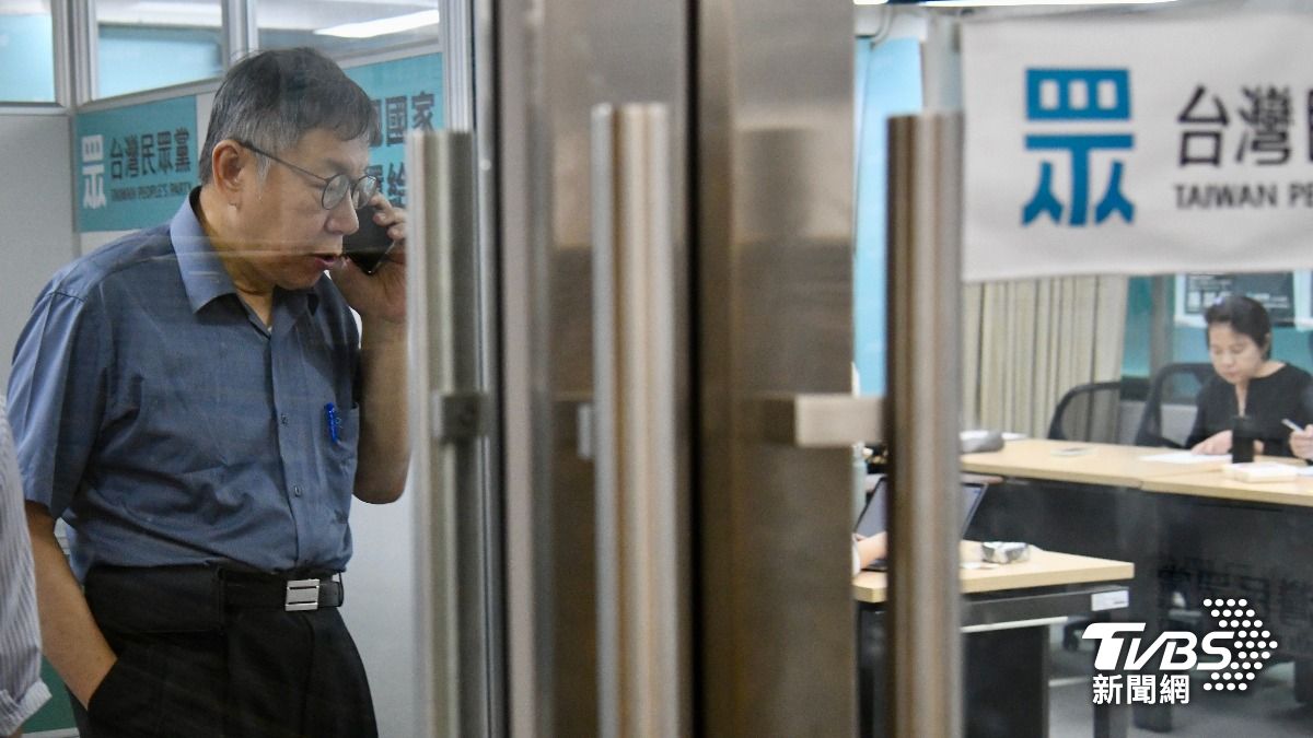 民眾黨陷入創黨危機。(圖/胡瑞麒攝)