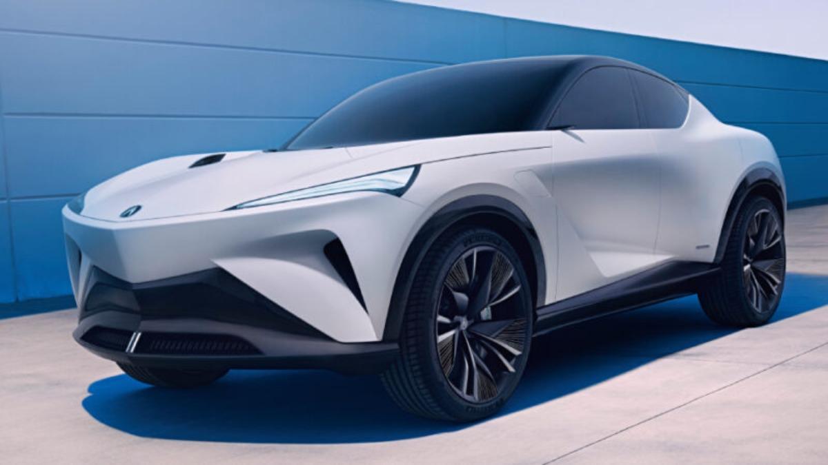 Acura先前預告將會發表一款純電性能概念休旅,如今名為Performance EV Concept作品正式曝光。(圖/Acura提供)