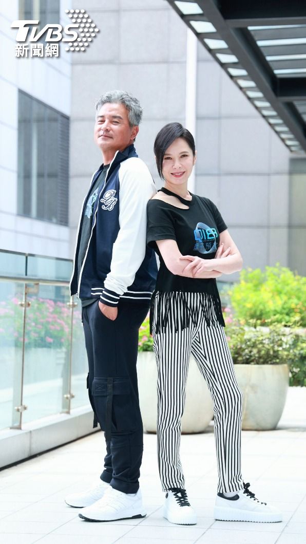 李銘順（左）已拿兩次金鐘影帝，對入圍抱持平常心。（圖／趙世平攝）