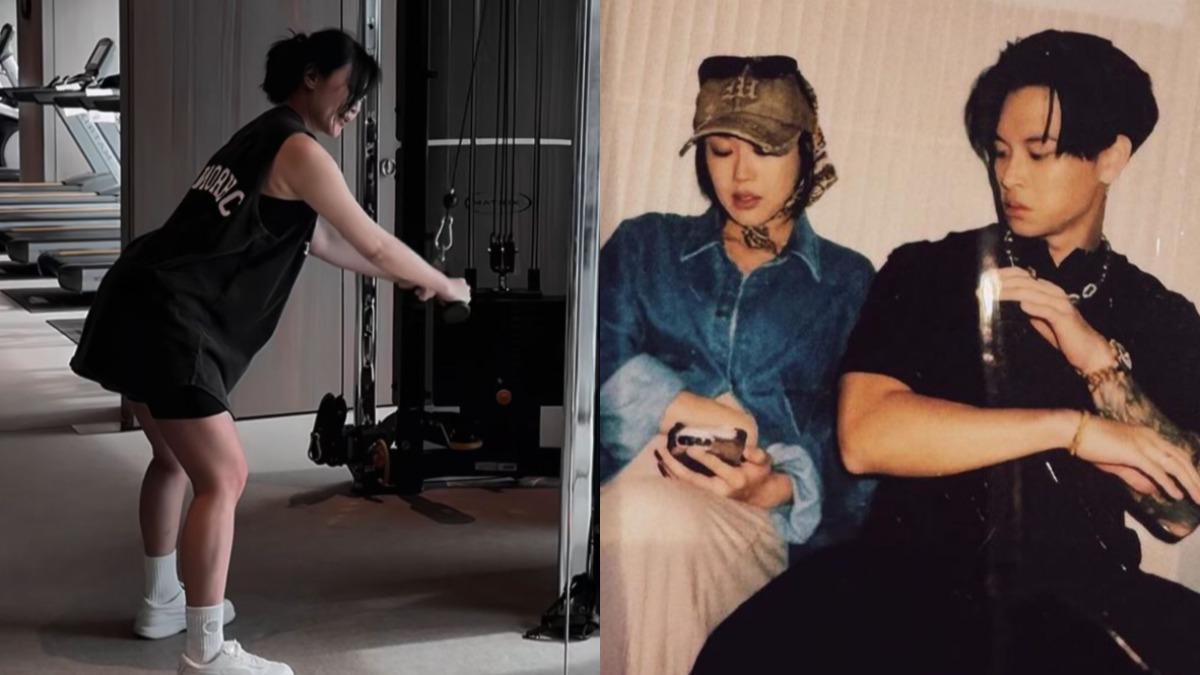 差點Hold不住!高爾宣孕妻芮德挺7月肚操肌 愛女狂踢不忍了