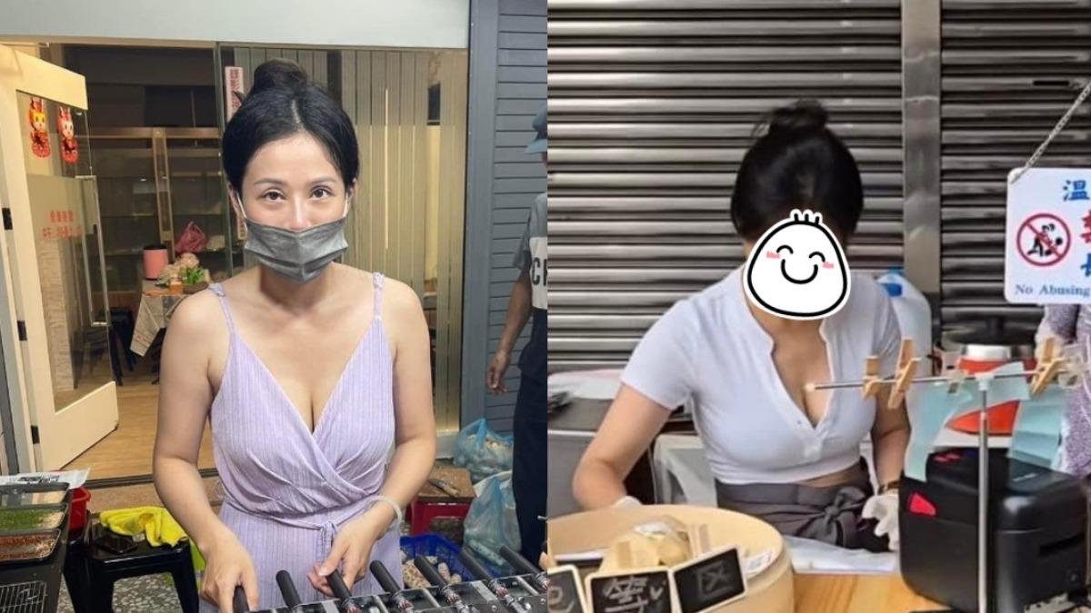 高雄火辣闆娘「深溝炸出」烤玉米 男客:靜靜看了半個小時