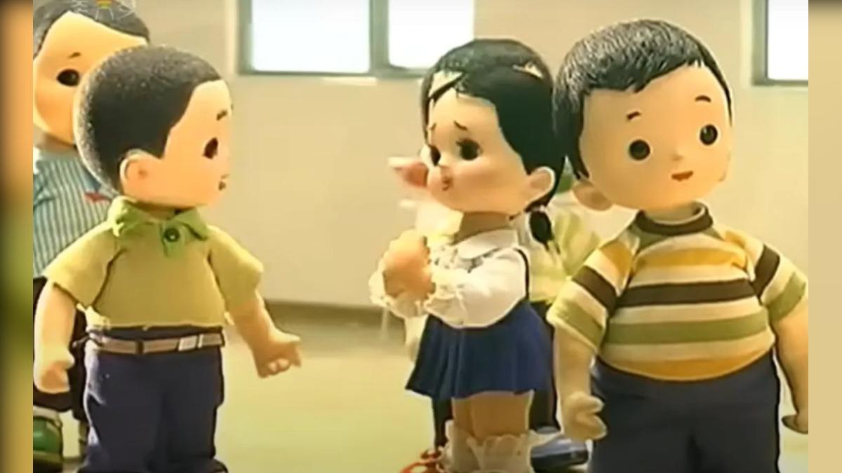 北韓的電視內容讓網友直呼「太有年代感」。(圖/翻攝自YouTube@Peter Fairlie)