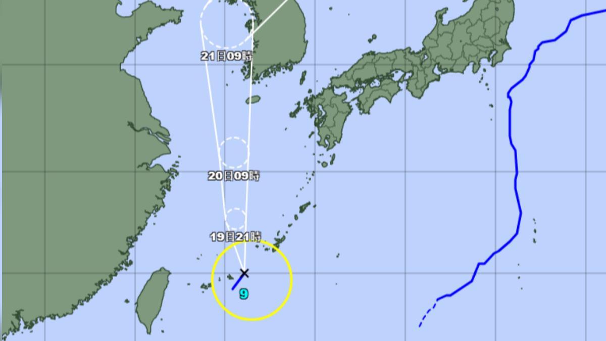 雲雀颱風明挾強風豪雨襲沖繩!直朝南韓前進 餘40船班取消