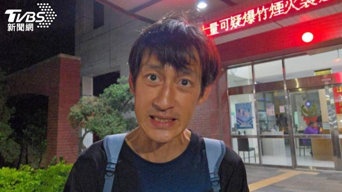 唐治平出沒人潮洶湧的鬧區。(圖/TVBS)
