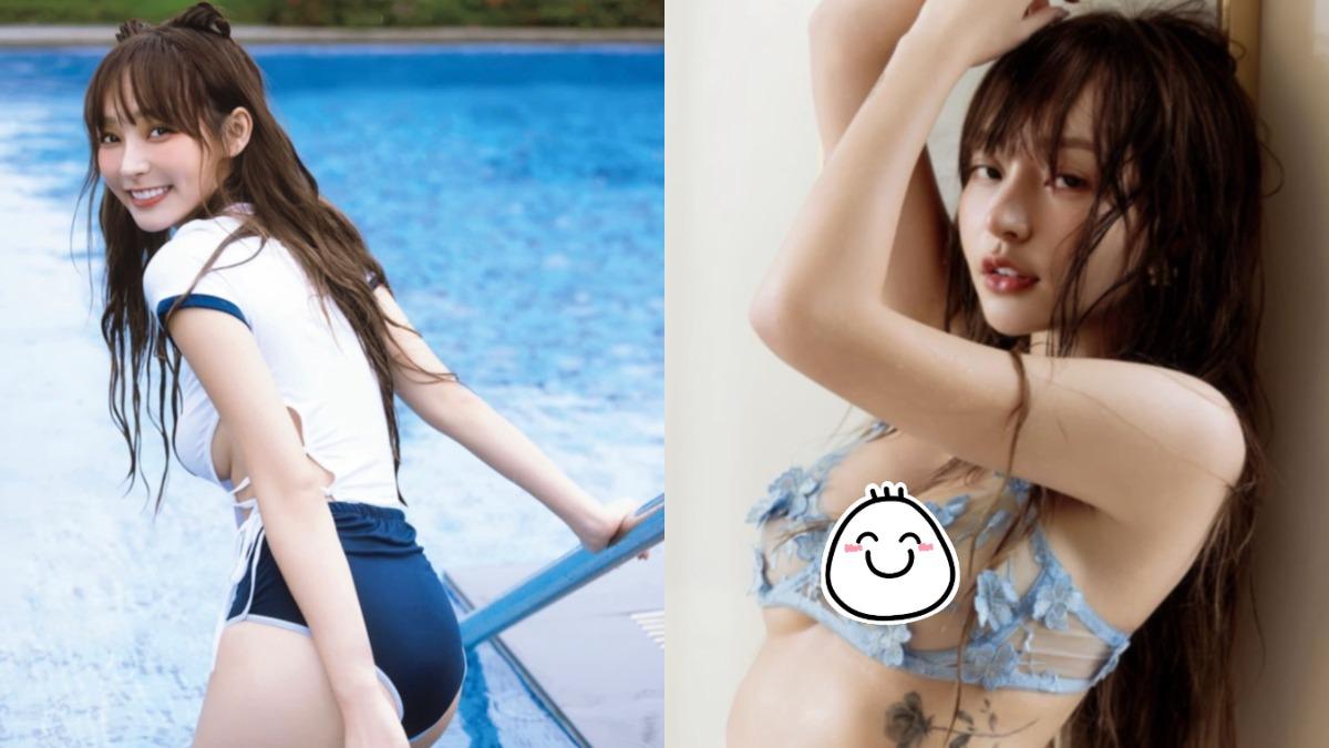 辣到噴鼻血!林襄曬台版寫真封面 無碼「胸前重點」全透出