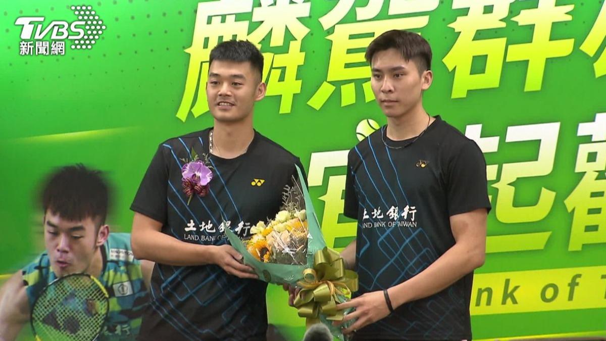 王齊麟與新搭檔邱相榤首次登上國際賽場。(圖/TVBS)