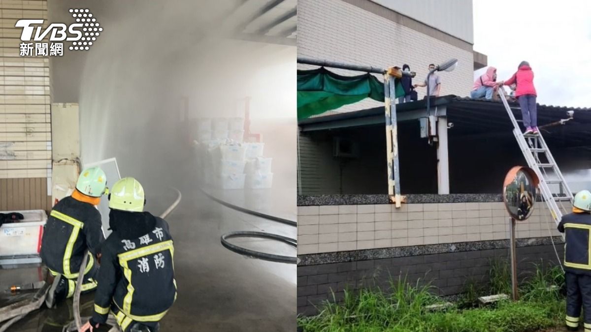 快訊／高雄大社區工廠爆火災！　受困8人平安獲救