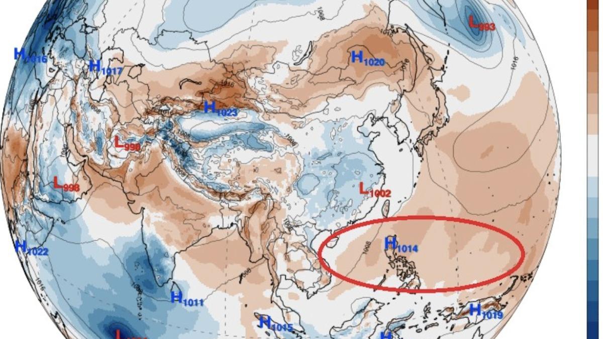 天氣/太平洋高壓回來了!鄭明典曝「對颱風影響」:台灣稍喘息