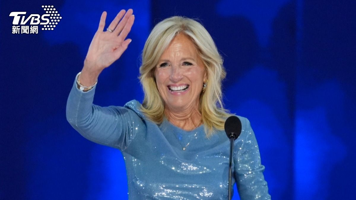 第一夫人吉兒(Jill Biden)。(圖/達志影像美聯社)