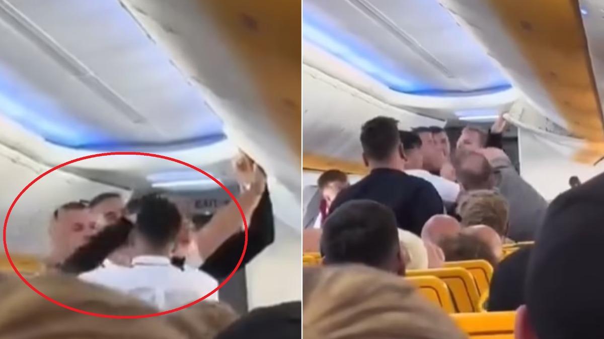 有片/醉男鬧事!空服員慘被「打巴掌」 乘客不忍爆機艙大戰