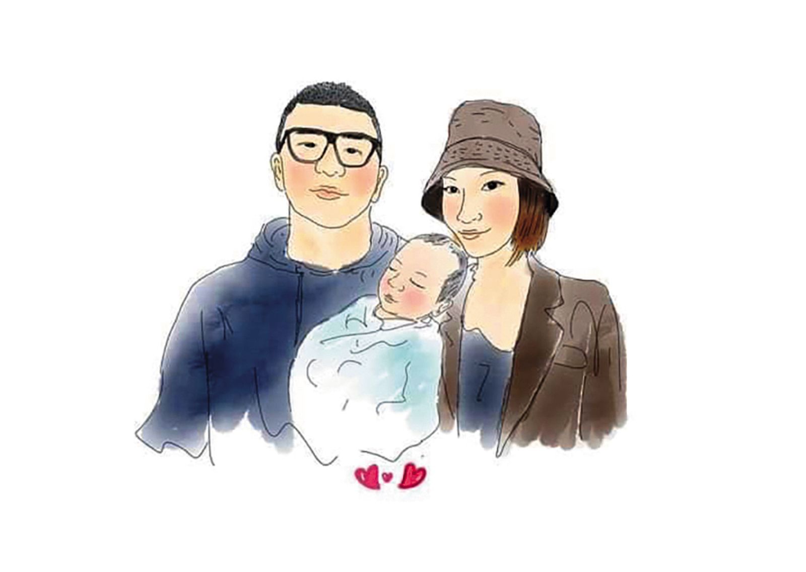 羅時豐的侄子張敏慎行事低調,只有一張畫像露臉。(圖/翻攝自我是侄子臉書)