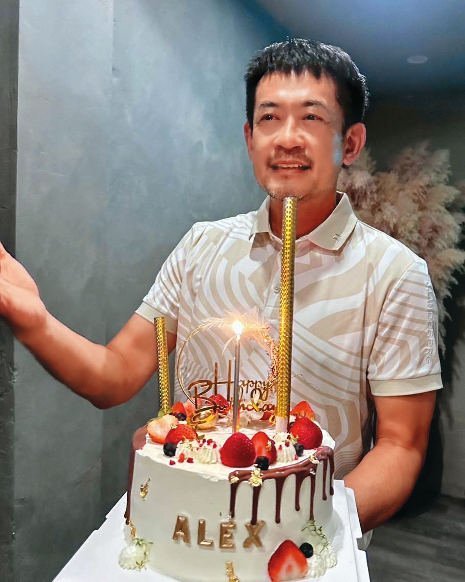 柯叔元日前度過53歲生日。(圖/翻攝自柯叔元臉書)