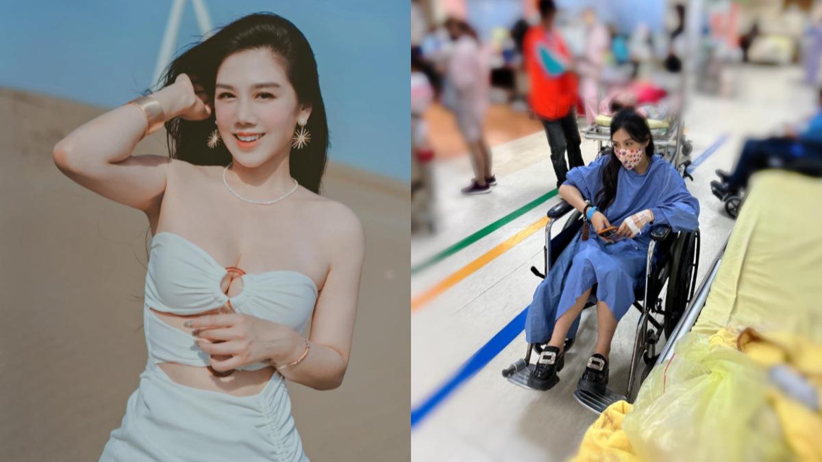 女星楊晨熙掛病號。（圖／翻攝自楊晨熙臉書）