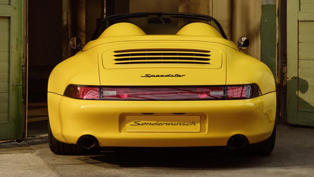 Speedster車型最大特色就是擁有一對專屬駝峰。(圖/Porsch提供)