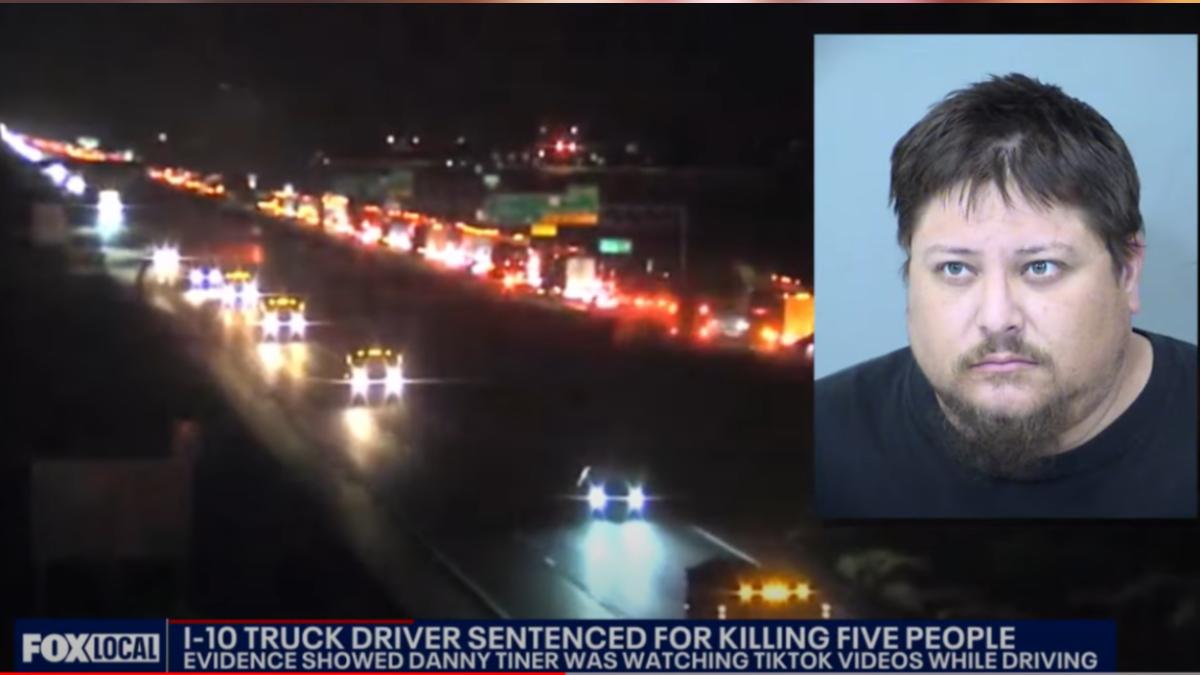 超速還邊看TikTok!美卡車司機撞死5人 遭判22年半