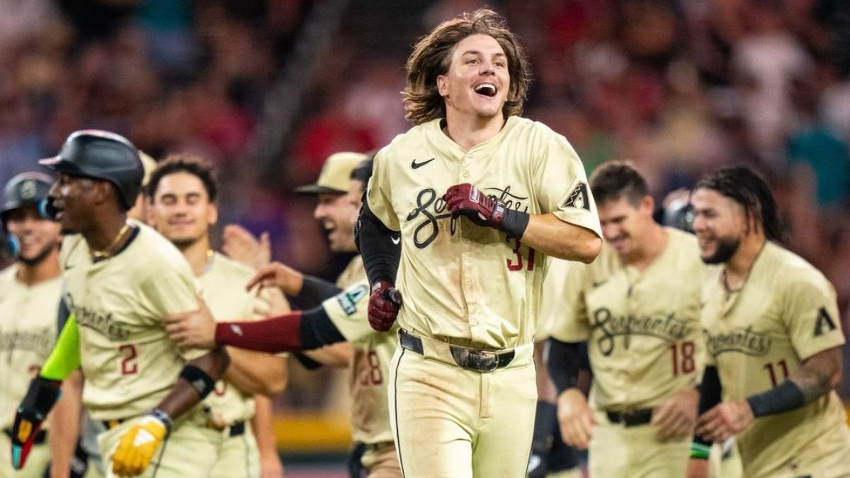 Jake McCarthy本季表現出色。(圖/翻攝自Arizona Diamondbacks Instagram)