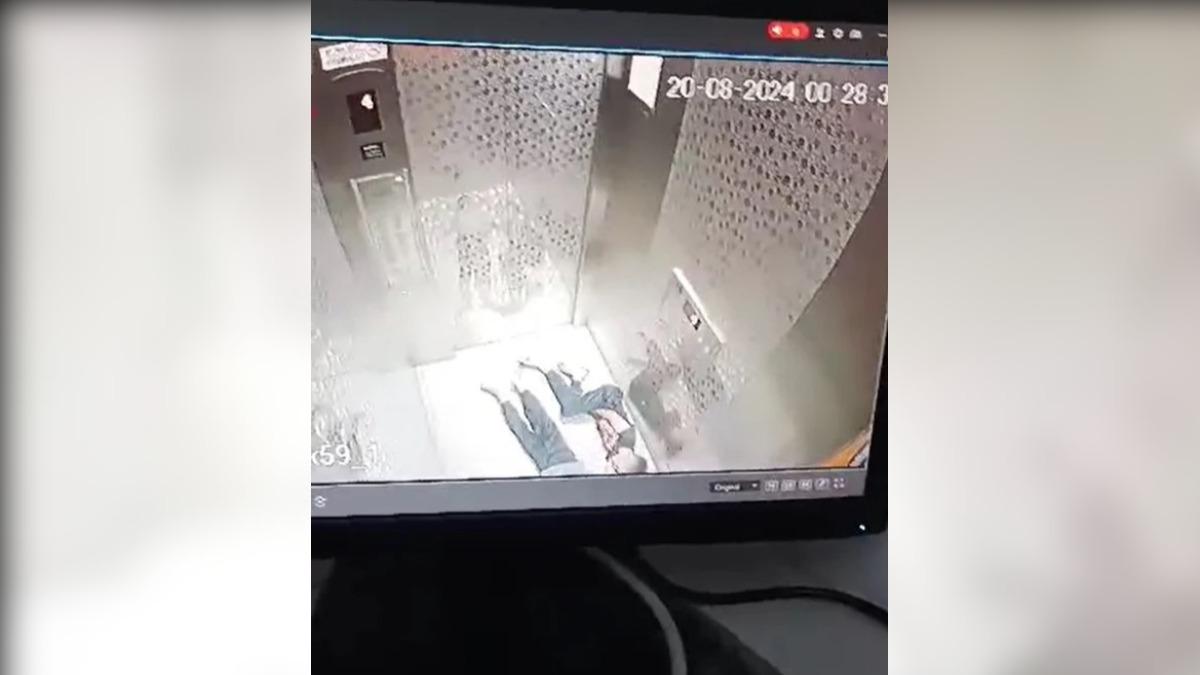 2名男童對外求救無果後竟沒有驚慌失措，反而淡定地一起躺在地上、甚至睡了一覺。（圖／翻攝自中國報）