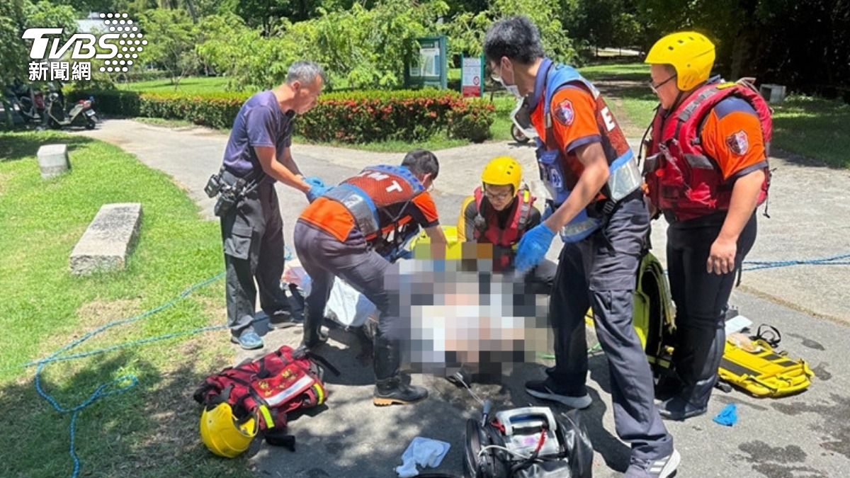 快訊／台南公園內燕潭水池婦人落水　救上岸沒了呼吸心跳
