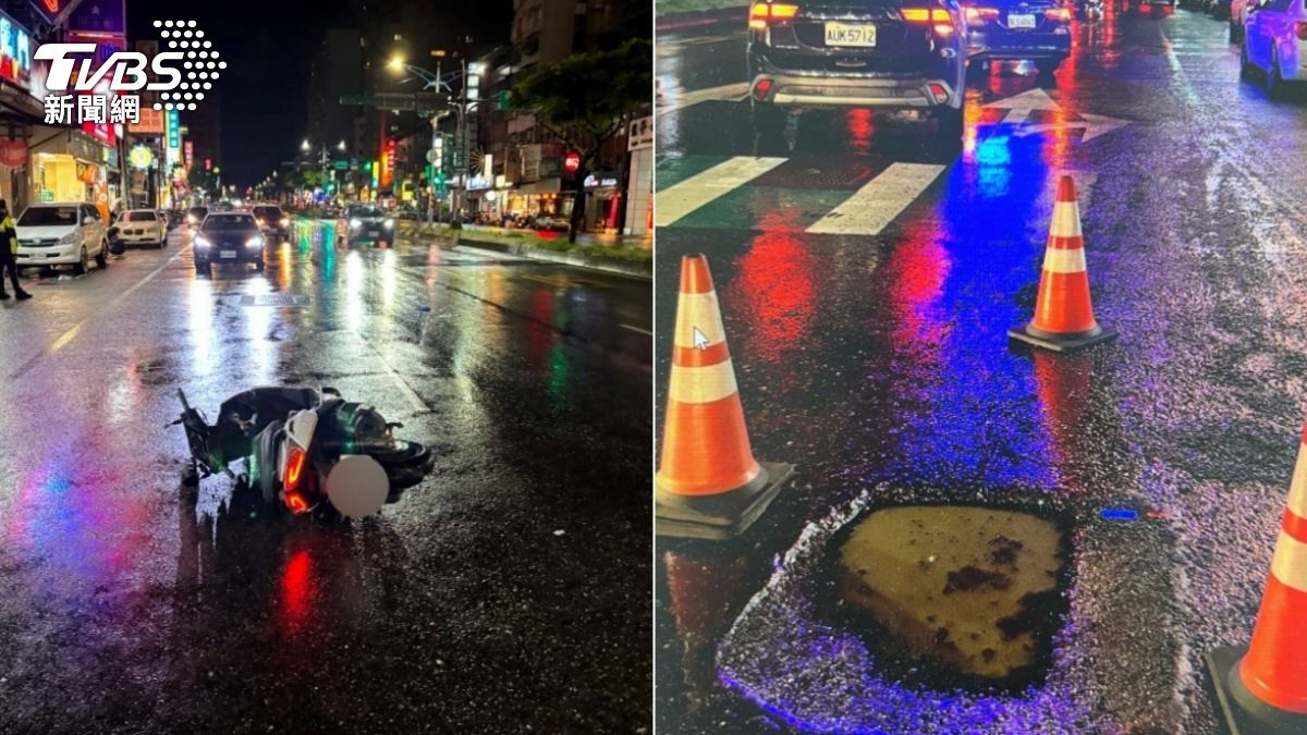 爛路奪命!桃園情侶機車雙載「輾坑」摔車 後座女友遭輾斃