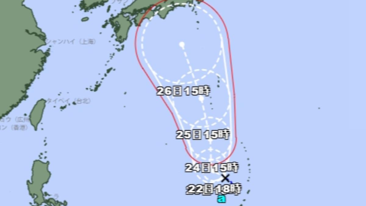 天氣/低壓將成第10號颱風「珊珊」!日本氣象廳最新預測路徑曝