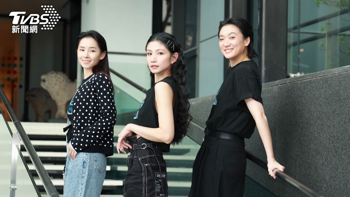 李千娜、趙逸嵐、盧以恩出席《Q18量子預言》宣傳活動。(圖/黃城碩攝)