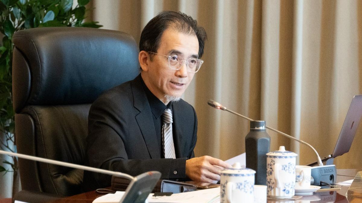 考試院秘書長劉建忻強調,權宜措施無法治本,盼第14屆考試院能夠儘速就任。(圖/考試院提供)