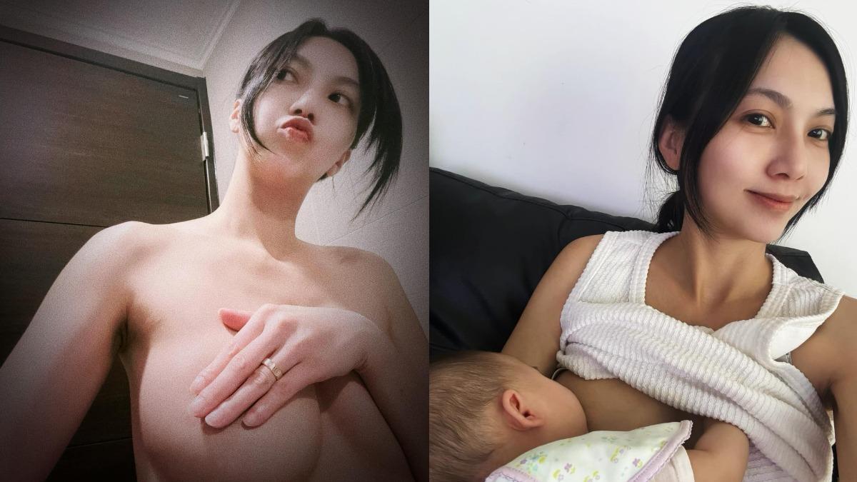 陳緗妮在社群透露哺乳的辛苦。(圖/翻攝自陳緗妮臉書)