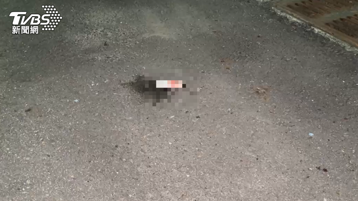 地上還可見到沾染血跡的紙巾。(圖/TVBS)