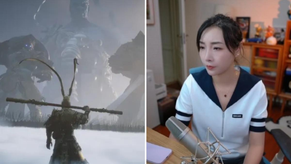 陸正妹直播主玩《黑神話:悟空》 念遊戲中佛經秒被封全場傻眼