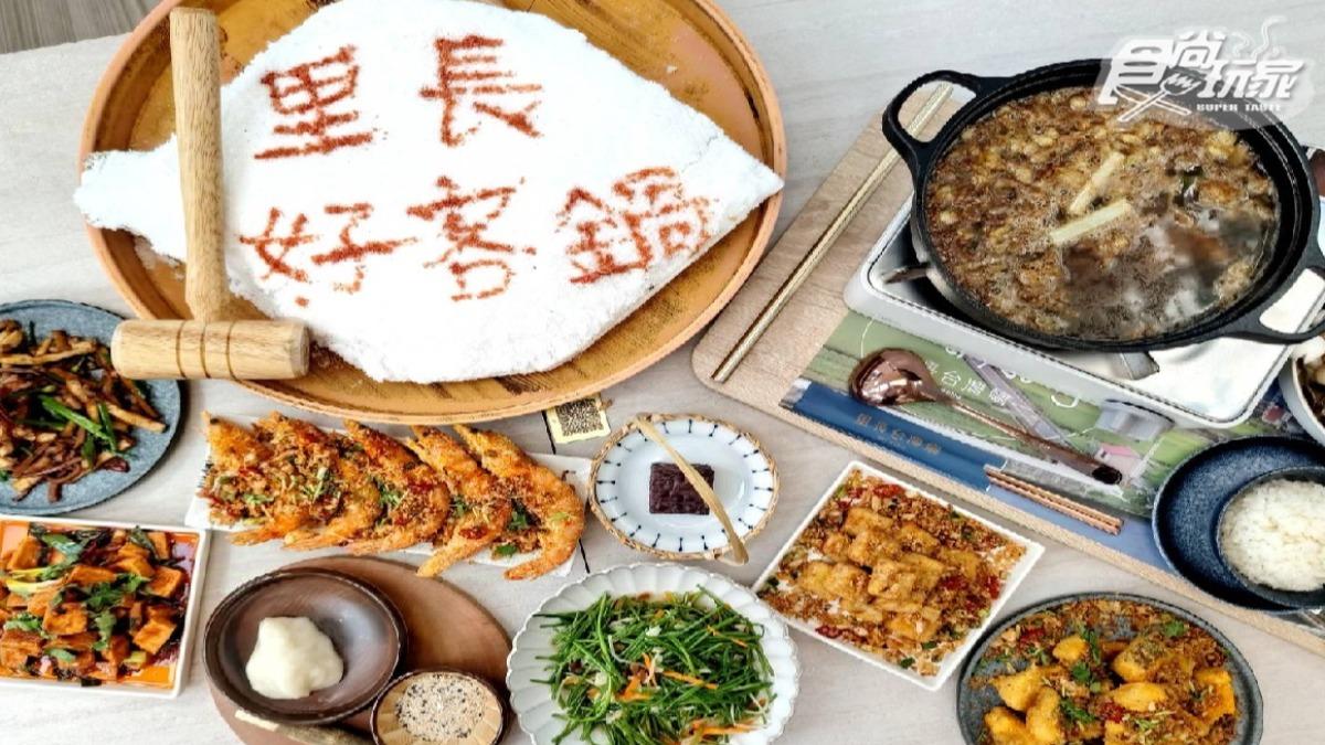 里長台灣鯛點鍋送鯛魚片。(圖/食尚玩家)