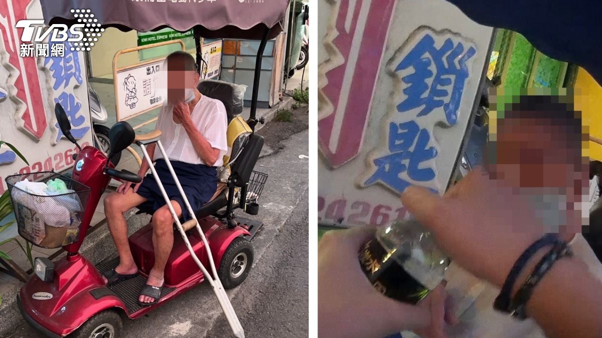 90歲翁電動車卡台灣大道　暖警大熱天陪等家屬
