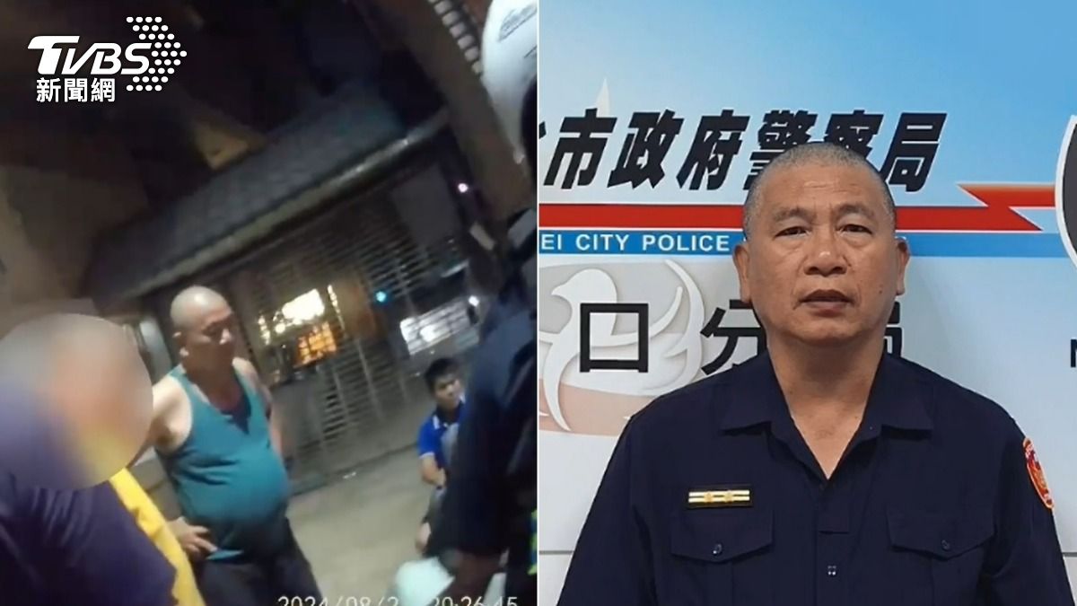 本色演出!警所長化身「吊嘎凸肚伯」 散步逮詐團車手