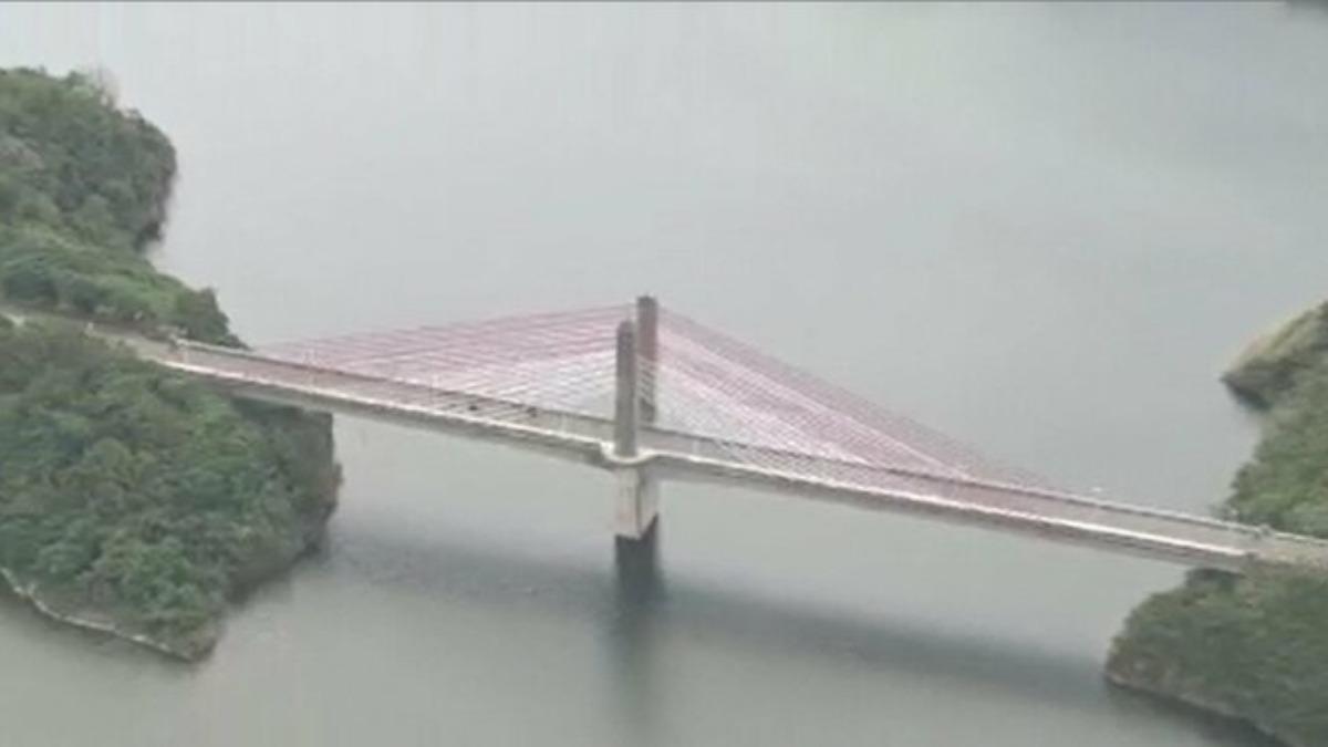 「Matakina大橋」。（圖2019年拍攝／擷取自TBS News）