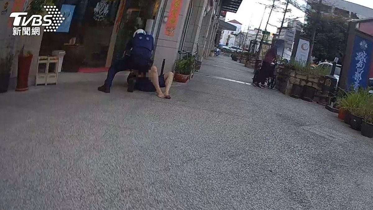 王男因不願入監服刑而逃跑。(圖/TVBS)