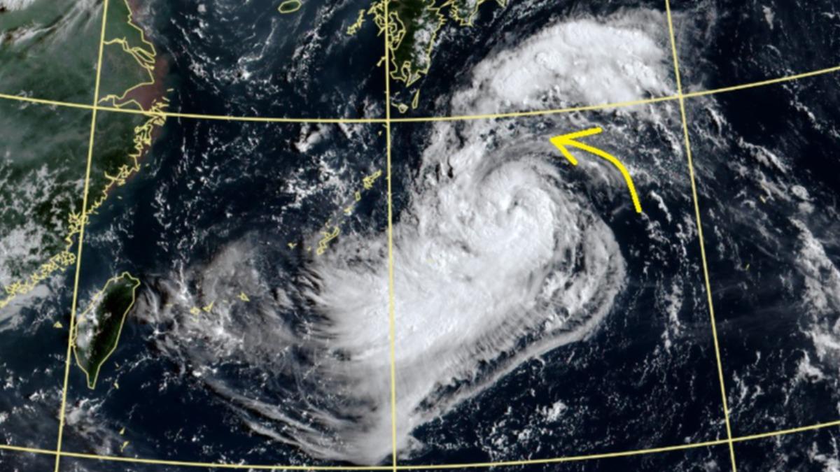 天氣/雲圖看珊珊颱風 鄭明典:在海面停留的時間會拉長